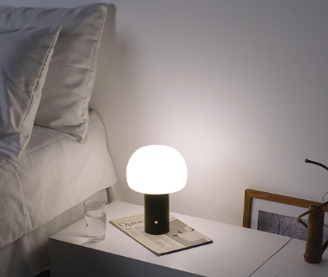 Maximize Space with Embedded Table Lamps