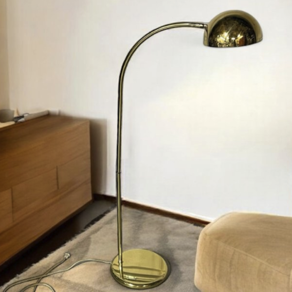 Enhance Your Space with a Modern Gold Arc Floor Lamp